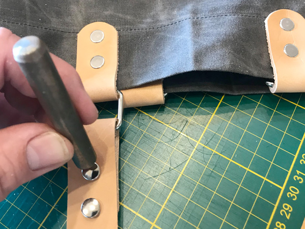 Shopper taske i skind - DIY guide step 21