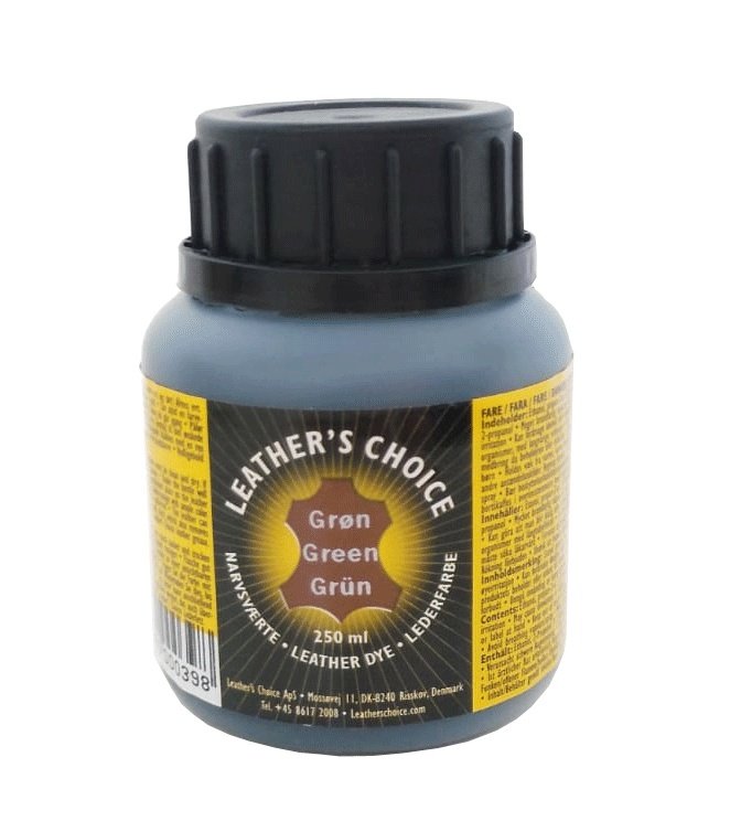Leather Dye 1/4 liter Colours for leather Laederiet.dk