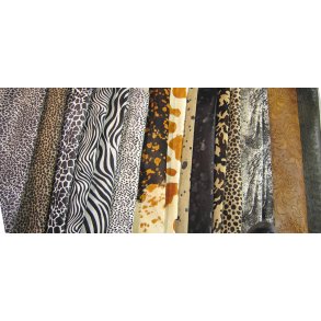 Cow hide w. print